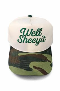 Well Sheeyit Trucker Hat | Camo or Pink SnapBack