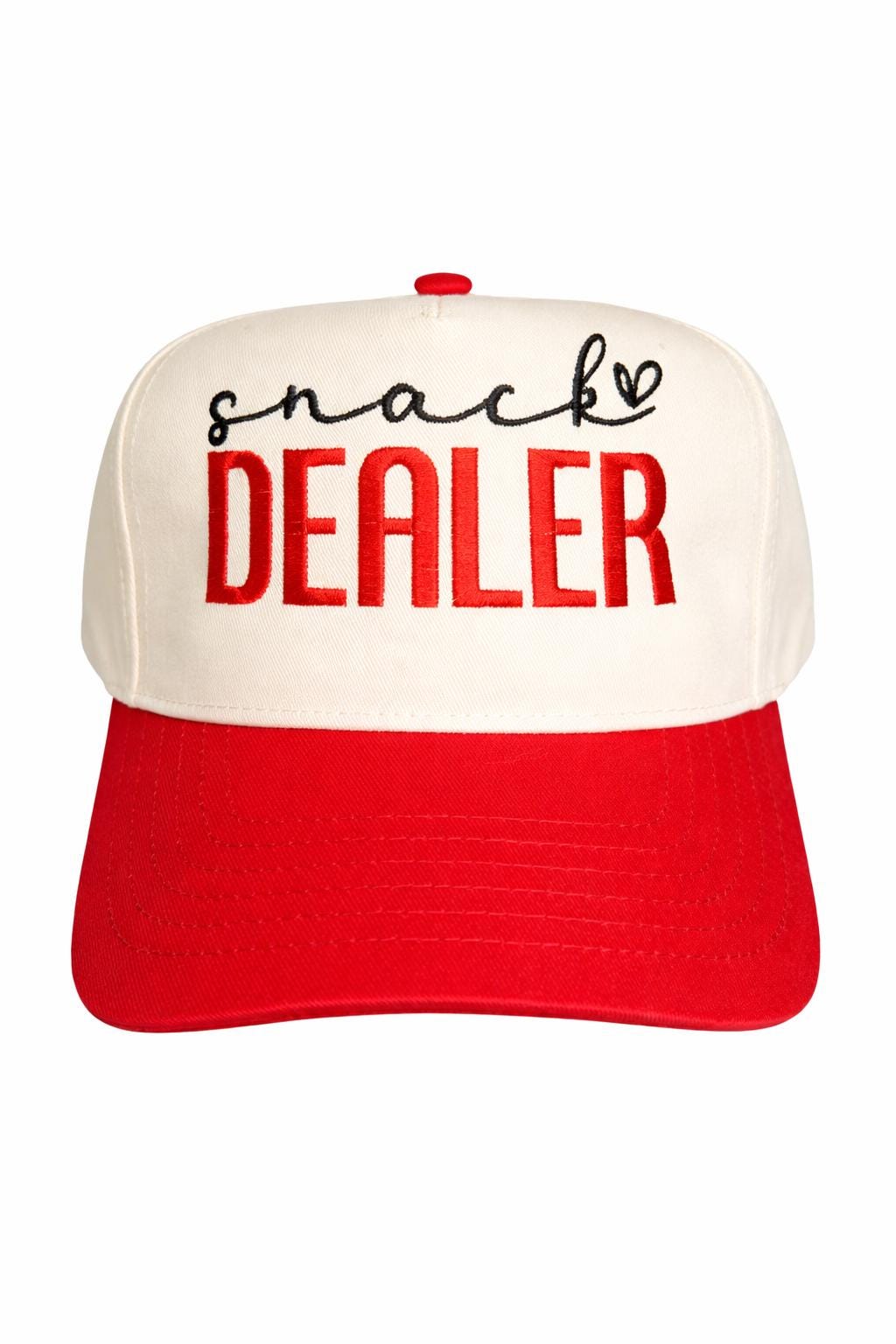 Snack Dealer Embroidered Trucker Hat | Funny Baseball Mom Cap | Sports Mom Game Day Snapback