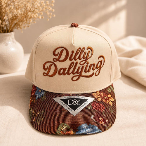 Dilly Dallying Trucker Hat | Floral Cowgirl Hat | Boutique Western Cap for Women | Trendy Country Concert Hat