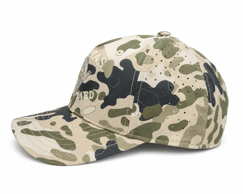 Texas Untamed Dove Hunting Hat | Camo Performance Snapback | Lightweight Outdoor Cap