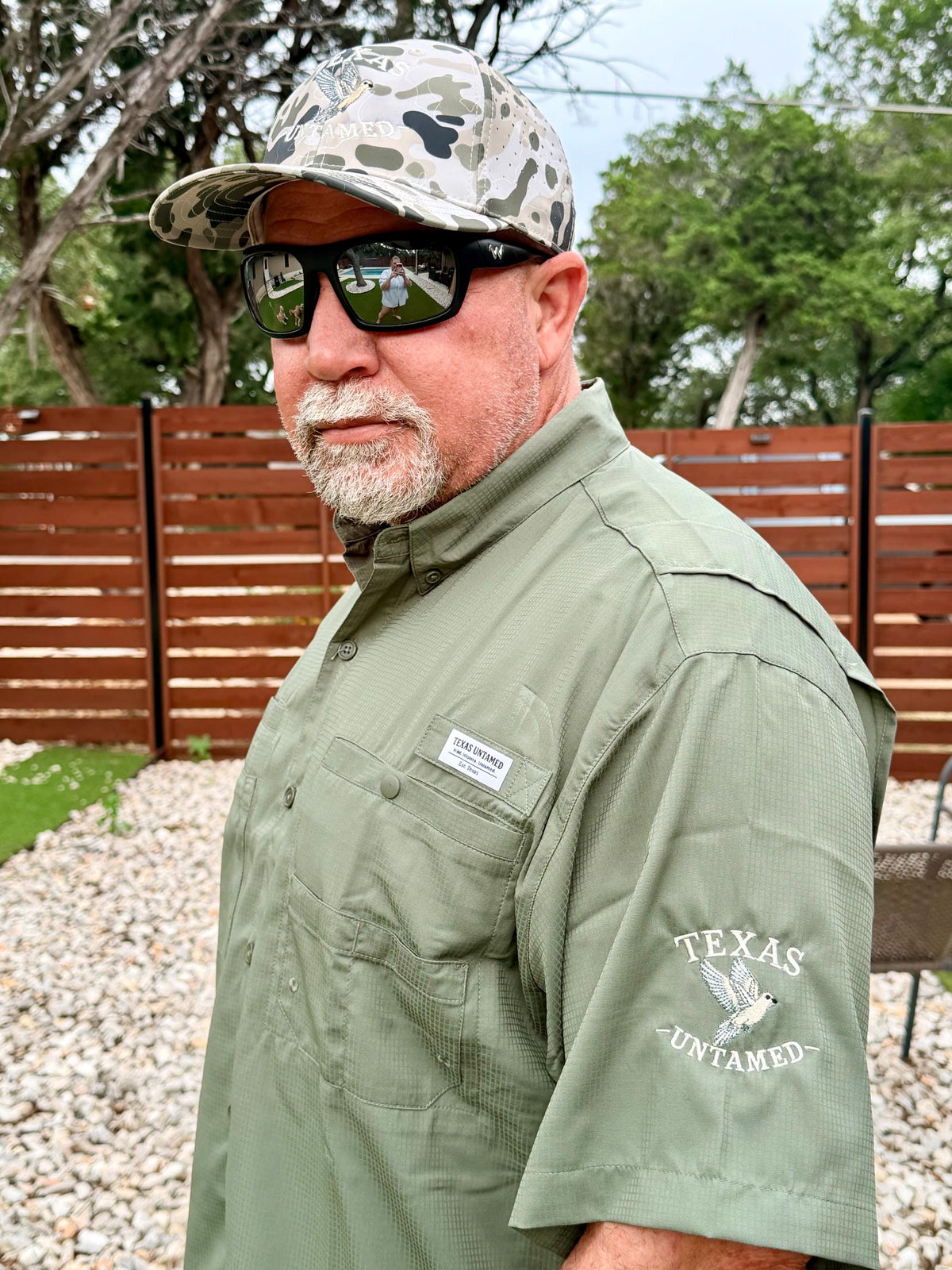 Texas Untamed Dove Hunting Hat | Camo Performance Snapback | Lightweight Outdoor Cap