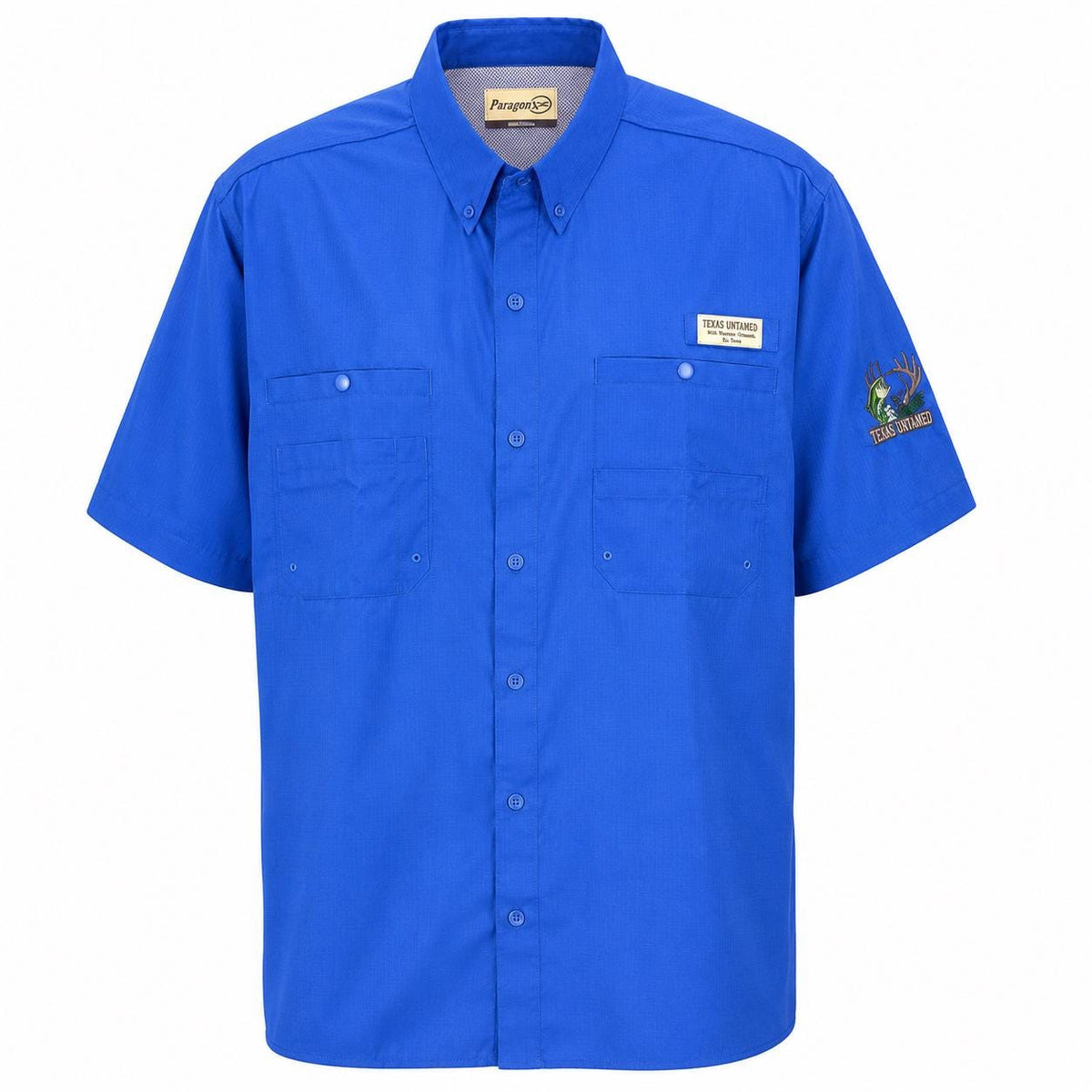 Texas Untamed Bass Fishing Shirt | Paragon Performance UPF 40 Outdoor Button Down