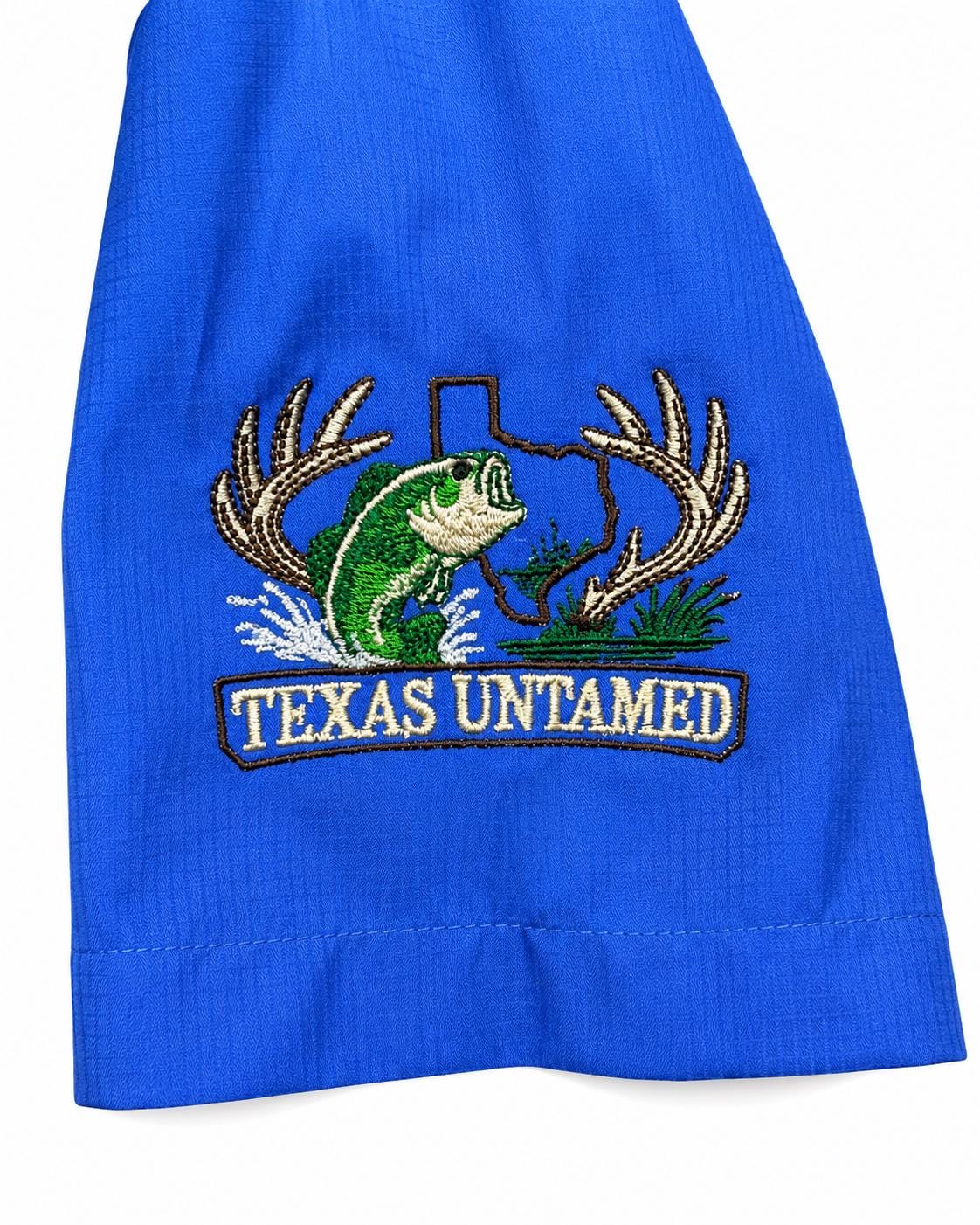 Texas Untamed Bass Fishing Shirt | Paragon Performance UPF 40 Outdoor Button Down