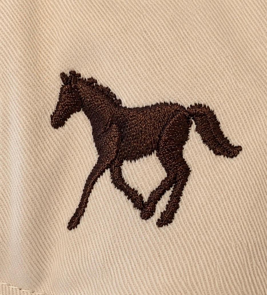 Personalized Equestrian Trucker Hat, Custom Initials, Horse Bit Embroidery (Orange or Pink)