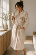 Personalized Waffle Robe Custom Embroidered Name or Monogram Spa Bathrobe for Women