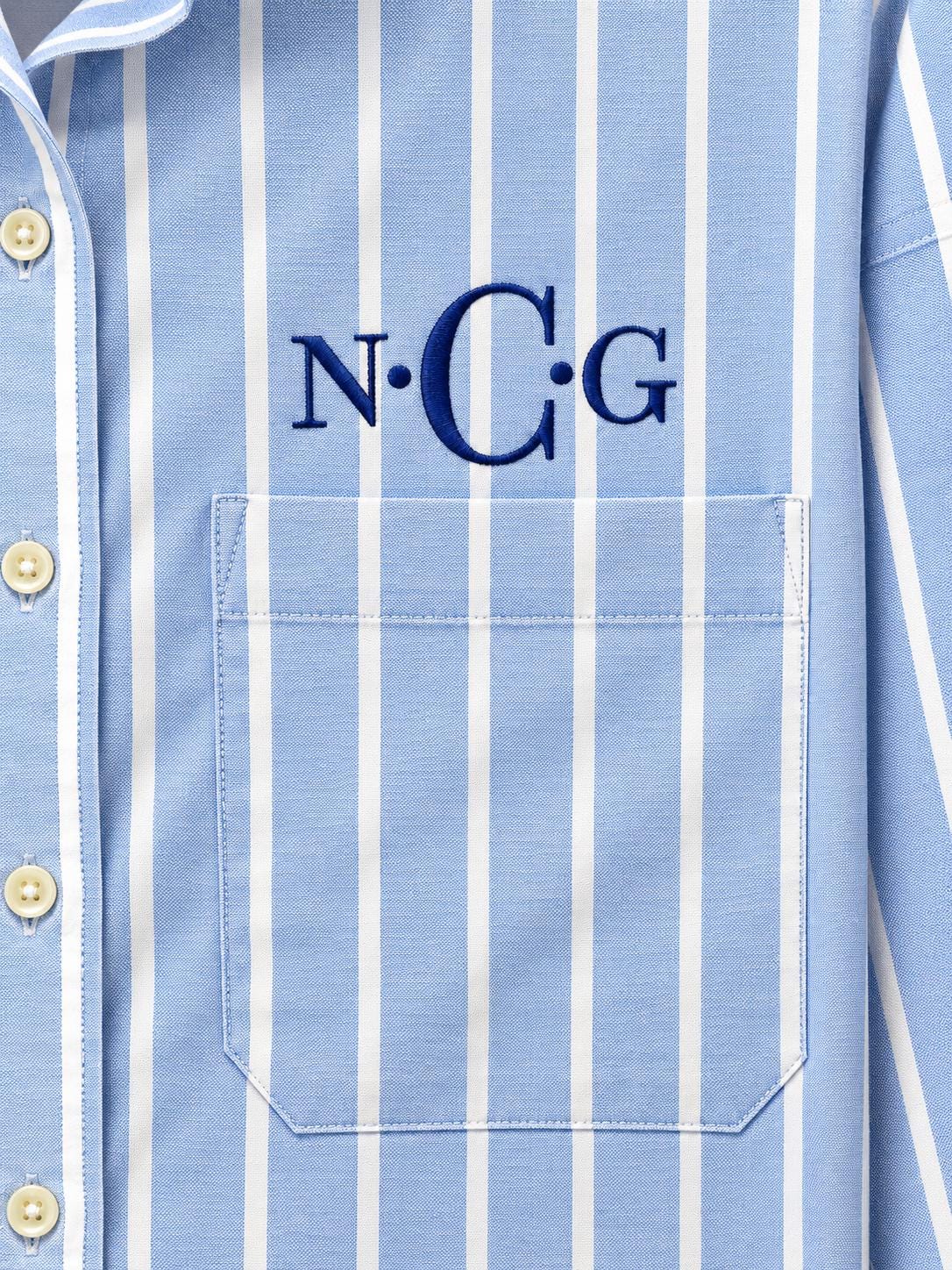 Embroidered Lucky You Western Shirt, Striped Button Down, Horseshoe Design, Optional Monogram